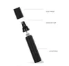 Bottiglie vuote in plastica nera satinata AS con pompa spray Dispenser airless da 15 ml 30 ml 50 ml per liquidi cosmetici/lozione SN5743