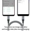 3,3ft / 6.6t / 10ft USB-typ-C till typ-C-kabel Nylonflätat PD60W 3A 5GPS USB 480 Dataöverföringshastighet Snabb laddare för MacBook Oculus Quest 2 Huawei P40 Xiaomi