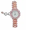 Zegarek na ręku tkany ręcznie naturalny kwarc Pearl Watch White Waterproof Fashion Lady5430703