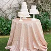 Decorazioni per feste Tovaglie scintillanti Tovaglia con paillettes glitterate Tovaglia in oro rosa Accessori per la casa per banchetti di nozze