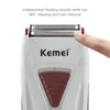 Kemei KM-3382 الرجال المهنية ماكينة حلاقة كهربائية محمولة مقص الشعر USB اللاسلكي الحلاقة لكلا الأطفال والكبار