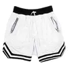 Nieuwe basketbal sport vijf shorts zwart rood geel groen anti-pilling ademend sneldrogend losse fitness basketbal shorts x0705