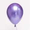 Nieuwe 50 stks / set 12 inch glanzend metalen parel latex ballonnen dikke chroom metallic kleuren lucht ballen globos verjaardagsfeestje decorati 208 v2