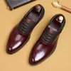 Formale Schuhe Echtes Leder Nubuk Oxford Italienische Kleid Hochzeit Schuhe Schnüren Spitz Büro Schuhe Brogues Für Männer A44