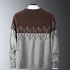 Lbl 2020 tröja män casual o-neck pullover män höst smal passform långärmad tröja herrtröjor stickade cashmere ull pull homme y0907