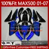 Órgão de Injeção para Yamaha Tmax500 Max-500 Tmax-500 109No.119 Tmax Max Cyan Movistar 500 T Max500 2001 2002 2003 2004 2005 2006 2007 T-MAX500 01 02 03 04 05 06 07 Fairings OEM