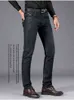 Sulee Märke Jeans Exklusiv design Berömd Casual Denim Män Rak Slim Middle Waist Stretch Vaqueros Hombre 211111