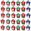 Paper 30pcs Väskor Julklapp Candy Assorted Box Wrapping Box för Xmas Tema Kakor Presenterar Party Favor Kid JJB11301