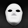 20pcs Full Face Halloween Costumes DIY Blank Painting Mask Halloween Hip-Hop Dance Ghost Cosplay Fancy Dress Masquerade Party Mask