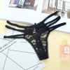 G-Strings Çok katmanlı düşük bel bağları külot brifingler seksi dantel bikini ile bikini için görüyor