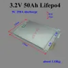 4pcs lifepo4 3.2v 50Ah lithium battery 5C discharge rat for 12V 24V 36V lifepo4 battery pack golf cart tour coach electric bike