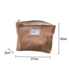 Hylhexyr Large Women Corduroy Cloth Cosmetic Bag Zipper Make Up Bags Travel Washing Makeup Organizer Beauty Case Solid Color 210729