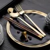 Chopsticks Spoon Set Vintage Dinnerware Student Fork Adult Storage Single Wooden Portable Tableware Box