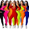 Haoyuan två stycken Set Jumpsuit Kvinnor Tracksuit Fall Vinterkläder Hoodie Top + Pant Sweat Suit Lounge Wear Outfits Matching Sets 201007