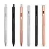 MG Rose Golden Luxury Pen Gift Lussuosa penna in metallo 0,5 mm in acciaio inossidabile stylo bille de luxe Penne a inchiostro gel nero con cofanetto Y200709