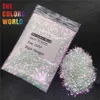 TCR325 Wit iriserende regenboog zeshoekige nagel kunst decoratie body glitter gel oogschaduw make-up gezicht verf DIY