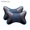 Cuscini di seduta 50LC 2 pezzi Cuscino per auto in pelle artificiale Protezione collo Poggiatesta Confortevole
