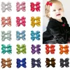 Nouvelle Europe bébé filles grand nœud pince à cheveux enfants nœud papillon Barrettes enfants accessoire de cheveux