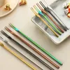 Stainless Steel Fruit Fork Long Handle Fruit Fork for Hotel Cafe Home Summer Party Beefsteak Forks Supplies