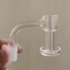 Altri accessori da fumo di nuovo design piatto sul quarzo superiore Banger con marmo di vetro, perla rubby e in colore casuale per il banco dell'acqua