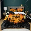 Set di biancheria da letto Set copripiumino di Halloween Design con 3 pezzi decorativi: 1 US UK AU EU Taglia 1/2 Federa Ragazzi Ragazze Regalo per bambini