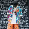 Men Loose Hip Hop Shirt Harajuku Japanese Ukiyo E Anime Short Sleeve Top Hawaiian Casual Streetwear Thin Summer 210721