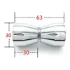 Handles & Pulls Aluminum Alloy Door Handle Single Glass Knob Bathroom W/ Cabinet Home Screw Shower Hardware W7N2