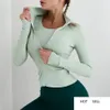 Melody Yoga Jacket Hoodie Workout Zipper Gym Women Fitness Felpe Camicie sportive Stretto a maniche lunghe