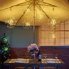 Vuurwerkverlichting LED Copper Draad Starburst String Lamp 8 Modi Batterij Operated Fairy Light Wedding Christmas Decoratieve opknopingslampen voor Party Patio Garden