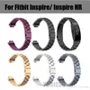 Högkvalitativ rostfritt stål Inspire Metal Rem Män Kvinnor Byte av armband för Fitbit Inspire Inspire HR Fitness Tracker
