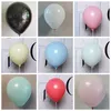 100pcs/lot 10 inçlik çeşitli renkli makarna lateks balonlar parti dekorasyon pastel şeker helyum balon düğün bebek duş dekor hediye hava globos jy0945