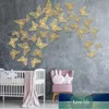 36 sztuk / partia DIY 3D Hollow Butterfly Naklejki Ścienne Kreatywny Festiwal Party Decor Strona Grafika dla dzieci Pokój Dekoracji Art Ścienne Naklejki Cena fabryczna Expert Design Quality Najnowsze