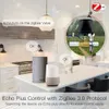 Zigbee 30 Contrôle Smart Gas Water Valve Contrôleur SmartThings App Remote Control Echo Plus Vocation Controls Work avec Alexa Google9294335