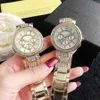 Relojes de marca Mujer Lady Girl Crystal Style Metal Steel Band Reloj de pulsera de cuarzo IN 022656