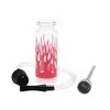 mini glass smoking pipes shisha small portable filter new healthy color printing glass water pipe