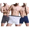 Underbyxor män underkläder platt byxor hörn hem bomull bekväm man andlig lös plus storlek solid boxare pyjama shorts gay