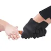 Gants de sécurité anti-coupure haute résistance à la taille 5 Cuisine de protection pour la viande de poisson Couper de la viande de poisson Fils en acier noir Mesh Boucherie Travail SC024