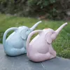 Elefante forma regador lata pulverizadores de pote jardim de casa flores plantas ferramentas de ferramentas em vaso garrafa de água de jardinagem