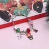 Caixa de presentes do calendário de jóias de Natal Conjunto de gentileza de bracelete de contas diy suprimentos de festa festiva