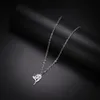Pendant Necklaces Trendy Girl Necklace Tassel Chain Women Silver Color Classic Rose Jewelry For Ladies Harajuku Collares Collier