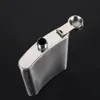 Stainless Steel 8 Oz Hip Flask Set Portable Pocket Alcohol Wine Bottles Drinkware Funnel Cups Bottle Kits Whiskey Container Pot Boxed Business Gift HY0107
