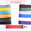 Keychains 13 Colors Customizable Webbing Knitted Fabric Keychain Printable Pattern Schoolbag Pendant Car Key Ring Event Gift Custo2462240