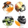 Outils de Légumes Nouveau 3in1 Légumes Fruits Pomme De Terre Carotte Éplucheur Multifonctionnel 360 Degrés Rotatif Cuisine Outil Râpe Navet Coupe Trancheuse Melon Gadget Utilitaires