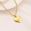 Подвеска ожерелье серьги мода ретро сердце глазурь простые ювелирные изделия избирательные украшения тонко работают яркие Италия 9K сплошной G / F Gold