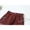Harajuku Plus Taille Taille Haute Haren Pantalon Printemps Femmes Salopette Cargo Unisexe Hip Hop Lâche Pantalon imprimé pour 210531
