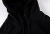 Black Hoodie Mannen Fashion Back Foam Gedrukt Hoodies Sweatshirts Hoge Kwaliteit Nieuwigheid Fleece Sweatshirt Heren Dames Heup Hop Tops