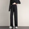 女性のズボン女性の街路壁ジョガーズ特大の高級腰韓のスタイルファッションワイドレッグ原宿スワートパンツバギー210925