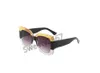 Estilo Popular Proteção Quadro UV Marca Completa 0083S Square com Venha Verão Verão Top Mulheres Mulheres Óculos De Sol Misturado Color Designer Luxur Jess