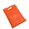 100pcs / parts orange tote bag Express Courier Bag Självförsegling Lim Tjock Vattentät Plast Poly Envelope Mailing Väskor