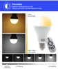 Smart LED Bulb E27 AC86-265V 6W 9W 12W Warm White Cold White Changeable Lamp RF 2.4G Remote Control LED Light